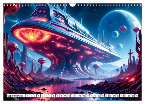Produktbild: Welten aus Licht (Wandkalender 2026 DIN A3 quer), CALVENDO Monatskalender