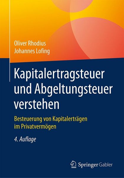 Produktbild: Kapitalertragsteuer und Abgeltungsteuer verstehen