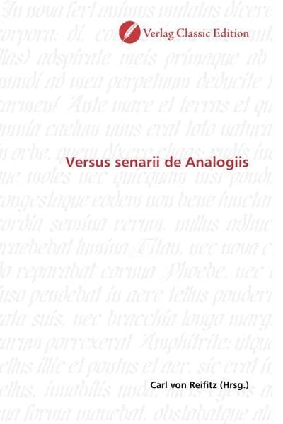Produktbild: Versus senarii de Analogiis