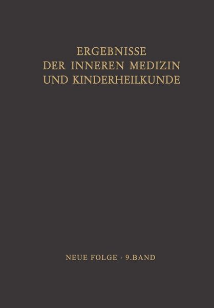 Produktbild: Ergebnisse der Inneren Medizin und Kinderheilkunde