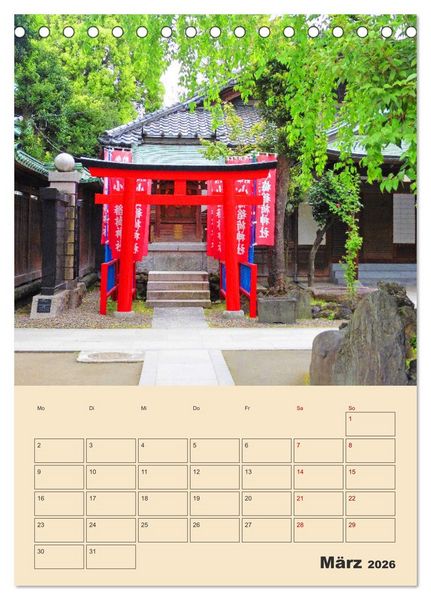 Produktbild: Tokio - Terminplaner (Tischkalender 2026 DIN A5 hoch), CALVENDO Monatskalender