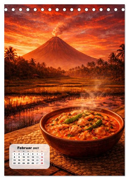 Produktbild: Philippinen - Eine Schlemmerreise durch die Perle des Orients (Tischkalender 2027 DIN A5 hoch), CALVENDO Monatskalender