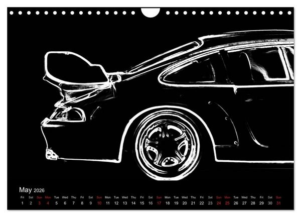 Produktbild: 911 Lines (Wall Calendar 2026 DIN A4 landscape), CALVENDO 12 Month Wall Calendar