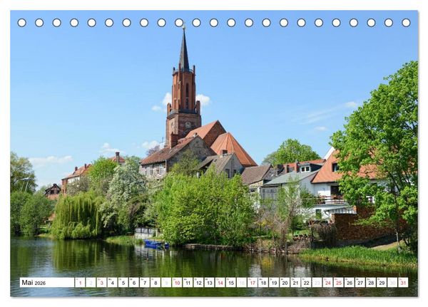 Produktbild: Vier Jahreszeiten im Land Brandenburg (Tischkalender 2026 DIN A5 quer), CALVENDO Monatskalender
