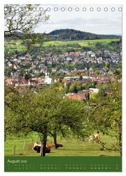 Produktbild: Pfullingen ... meine Stadt (Tischkalender 2026 DIN A5 hoch), CALVENDO Monatskalender