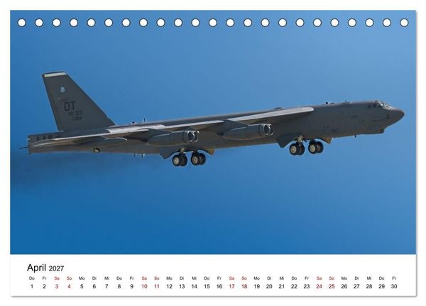 Produktbild: Milit&auml;rflieger (Tischkalender 2027 DIN A5 quer), CALVENDO Monatskalender