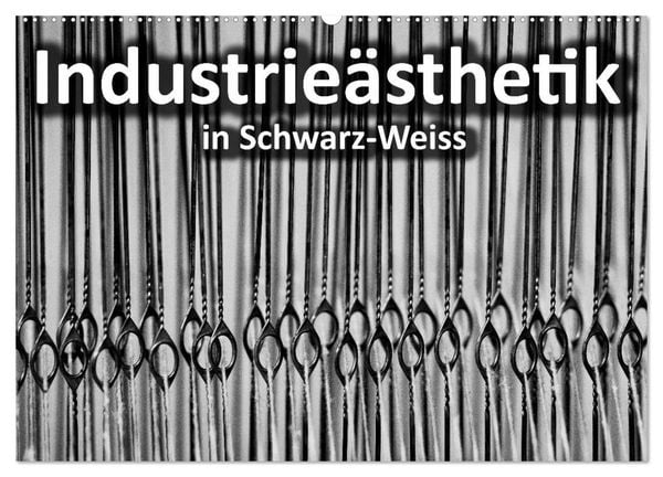 Produktbild: Industrie&auml;sthetik in Schwarz-Weiss (Wandkalender 2026 DIN A2 quer), CALVENDO Monatskalender