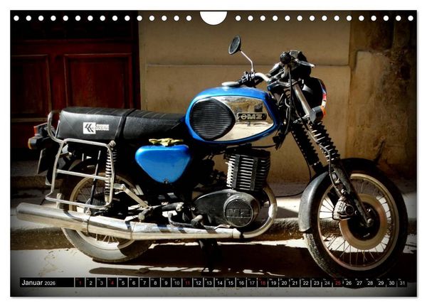 Produktbild: Motorrad-Legenden - MZ (Wandkalender 2026 DIN A4 quer), CALVENDO Monatskalender