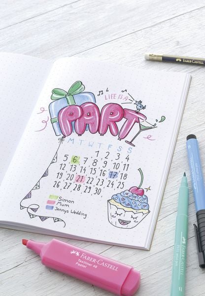 Produktbild: Faber-Castell Bullet Journaling Starter 9er Set
