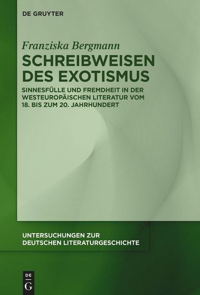 Produktbild: Schreibweisen des Exotismus
