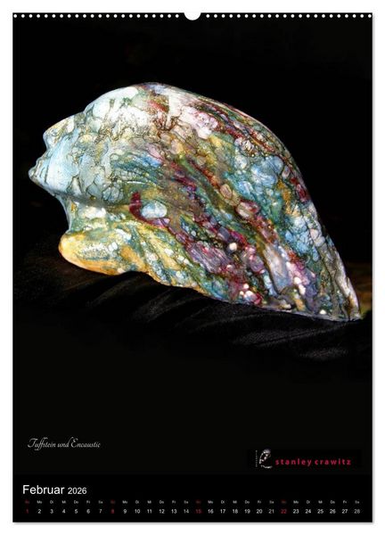 Produktbild: Kunstkalender 2026 - Encaustic und Tuffstein - Skulpturen (hochwertiger Premium Wandkalender 2026 DIN A2 hoch), Kunstdruck in Hochglanz