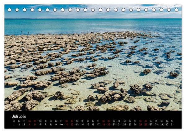 Produktbild: Australien - Der Westen (Tischkalender 2026 DIN A5 quer), CALVENDO Monatskalender