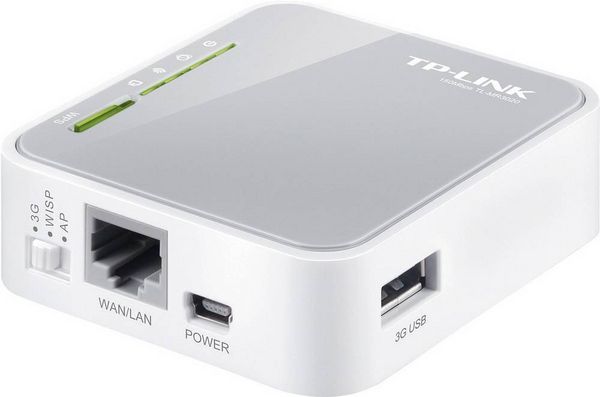 Produktbild: TP-LINK TL-MR3020 WLAN Router 2.4 GHz 150 MBit/s