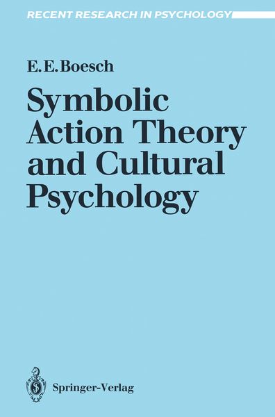 Produktbild: Symbolic Action Theory and Cultural Psychology