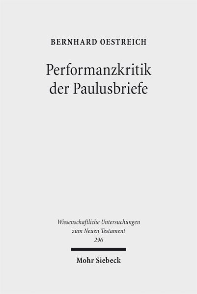 Produktbild: Performanzkritik der Paulusbriefe