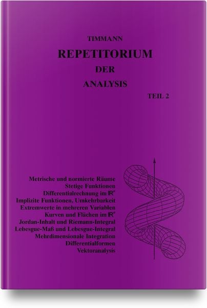 Produktbild: Repetitorium der Analysis, Teil 2