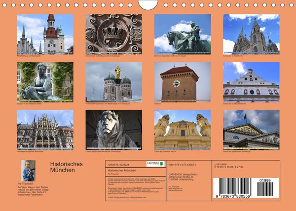 Produktbild: Historisches M&uuml;nchen (Wandkalender 2022 DIN A4 quer)