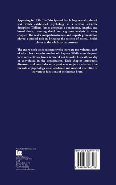 Produktbild: The Principles of Psychology Volume 1 of 2