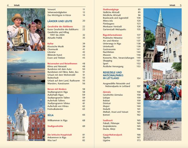 TRESCHER Reiseführer Riga, Tallinn, Vilnius