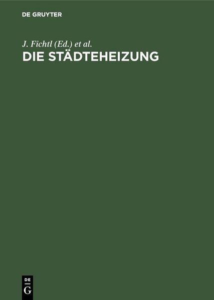 Produktbild: Die St&auml;dteheizung