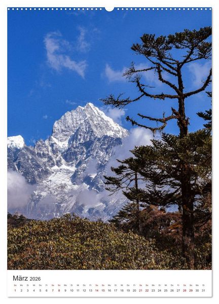 Produktbild: Nepal- K&ouml;nigreich der G&ouml;tter (Wandkalender 2026 DIN A2 hoch), CALVENDO Monatskalender
