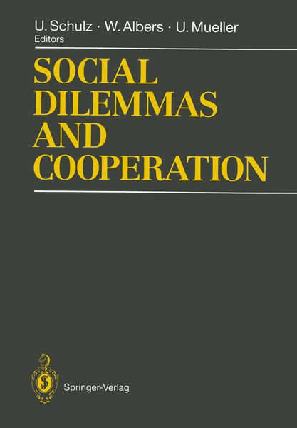 Produktbild: Social Dilemmas and Cooperation