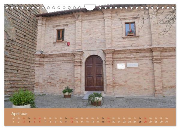 Produktbild: Urbino - Ein Spaziergang durch die Renaissance-Stadt in den Marken (Wandkalender 2026 DIN A4 quer), CALVENDO Monatskalender