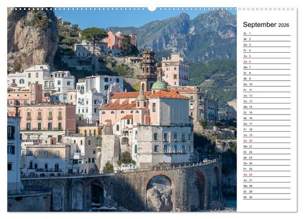 Produktbild: Amalfik&uuml;ste - Der Planer (hochwertiger Premium Wandkalender 2026 DIN A2 quer), Kunstdruck in Hochglanz