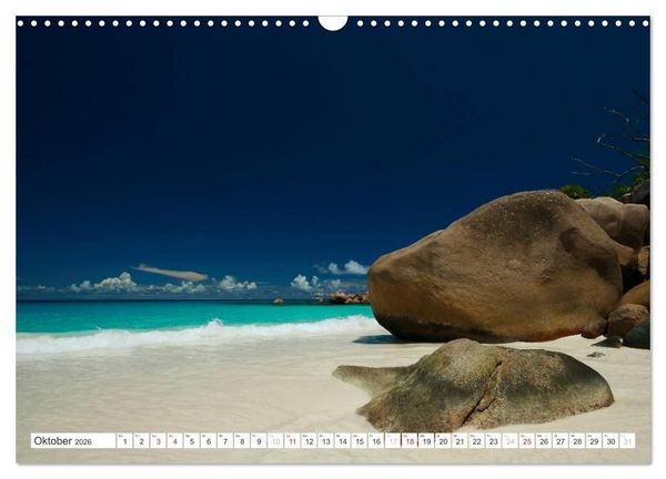 Produktbild: Seychellen - Ein letztes Paradies auf Erden (Wandkalender 2026 DIN A3 quer), CALVENDO Monatskalender
