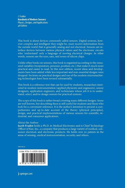 Produktbild: Handbook of Modern Sensors