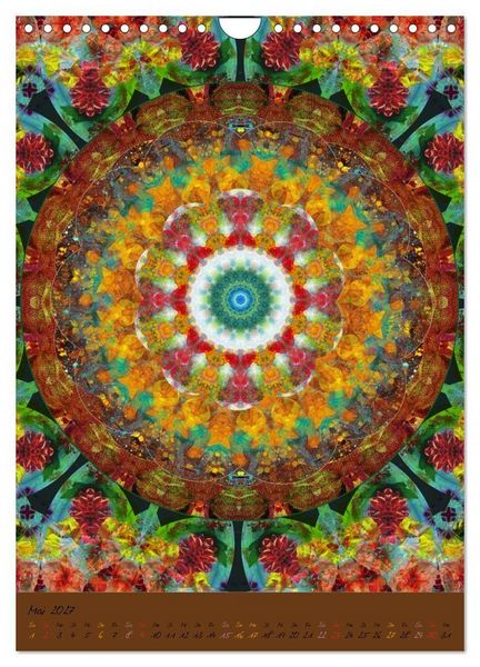 Produktbild: FLORALE MANDALAS (Wandkalender 2027 DIN A4 hoch), CALVENDO Monatskalender