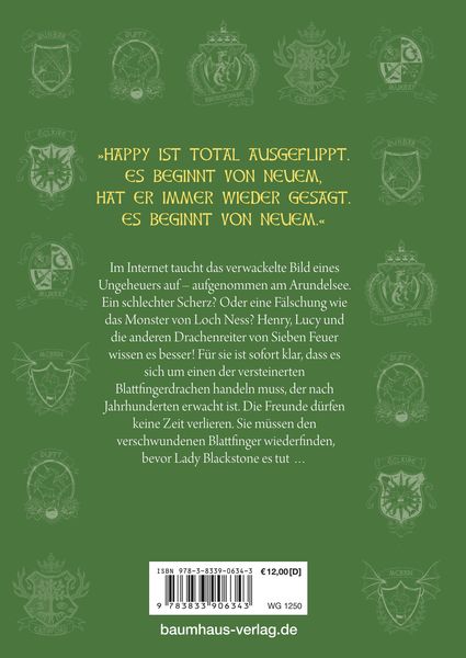 Produktbild: Die geheime Drachenschule - Das Erwachen der Blattfinger