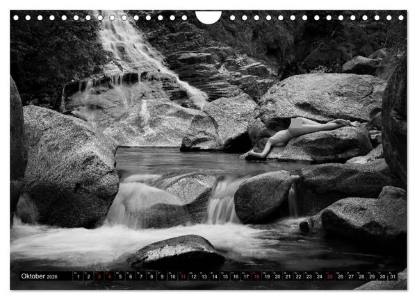 Produktbild: Akt im Tessin (Wandkalender 2026 DIN A4 quer), CALVENDO Monatskalender