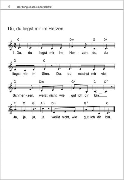 Produktbild: Die sch&ouml;nsten Liebeslieder. Das Liederbuch im Gro&szlig;druck f&uuml;r Senioren. Mit Noten