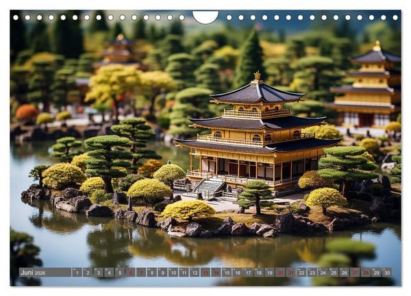 Produktbild: Urlaub in Miniatur (Wandkalender 2026 DIN A4 quer), CALVENDO Monatskalender