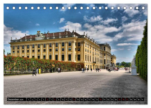 Produktbild: Wien - Haupstadt mit Charme (Tischkalender 2026 DIN A5 quer), CALVENDO Monatskalender