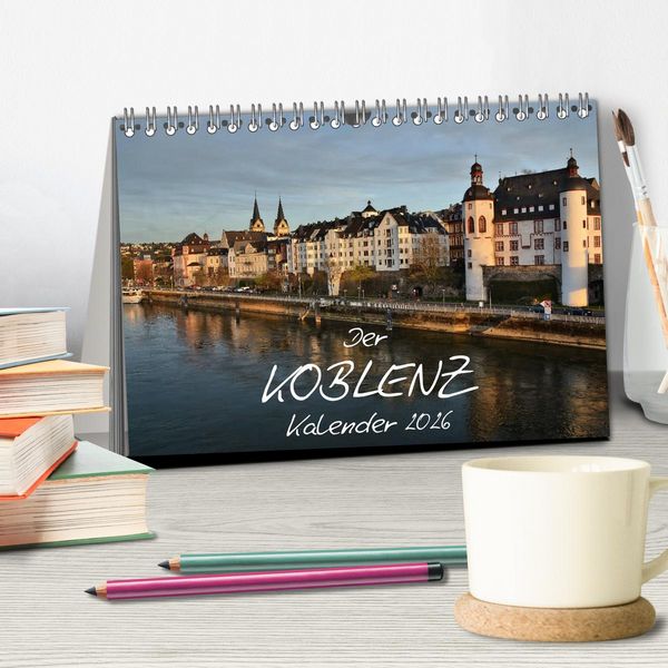 Produktbild: Der Koblenz Kalender (Tischkalender 2026 DIN A5 quer), CALVENDO Monatskalender
