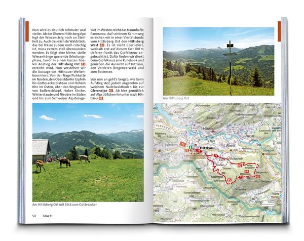 Produktbild: KOMPASS Wanderf&uuml;hrer Bregenzerwald und Gro&szlig;es Walsertal, 60 Touren mit Extra-Tourenkarte