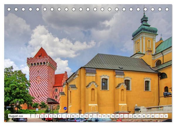 Produktbild: Posen Poznan - Bunte und strahlende Akzente (Tischkalender 2026 DIN A5 quer), CALVENDO Monatskalender
