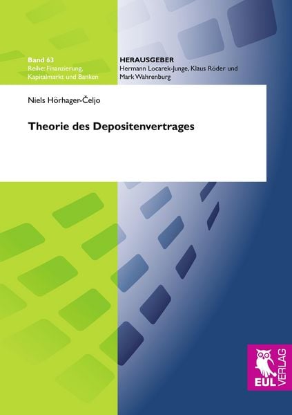 Produktbild: Theorie des Depositenvertrages