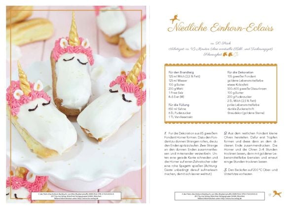 Produktbild: Das Einhorn-Backbuch