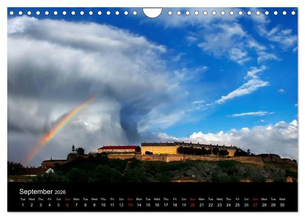 Produktbild: Monuments of Serbia 2026 (Wall Calendar 2026 DIN A4 landscape), CALVENDO 12 Month Wall Calendar