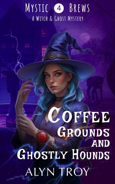 Produktbild: Coffee Grounds and Ghostly Hounds (Mystic Brews, #4)