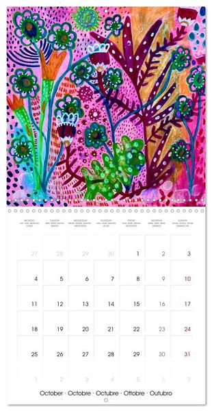 Produktbild: Garden Of Joy 2027 (Wall Calendar 2027 12 &times; 12 Inch) CALVENDO 12 Month Wall Calendar