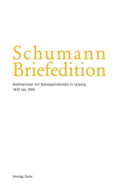Produktbild: Schumann-Briefedition / Schumann-Briefedition II.20