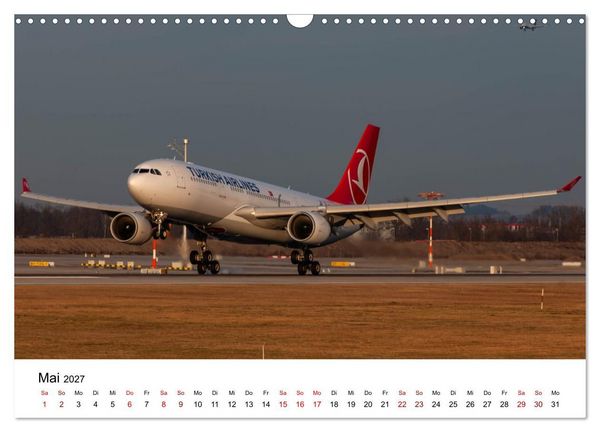 Produktbild: Flugzeuge von Airbus 2027 (Wandkalender 2027 DIN A3 quer), CALVENDO Monatskalender