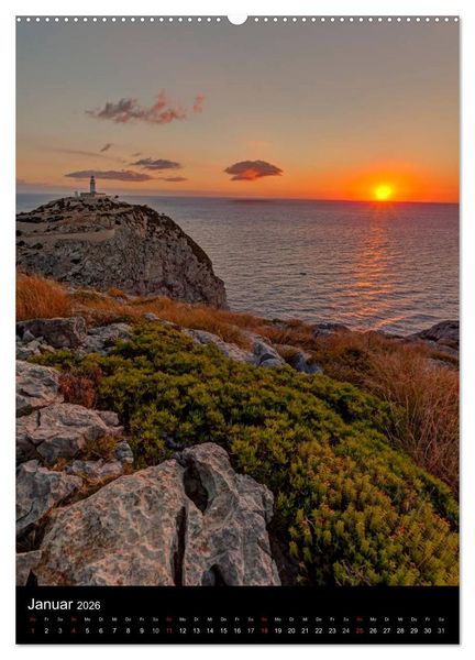 Produktbild: Mallorca - Sehnsucht nach der Insel (hochwertiger Premium Wandkalender 2026 DIN A2 hoch), Kunstdruck in Hochglanz
