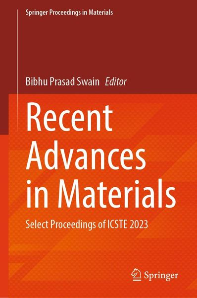 Produktbild: Recent Advances in Materials