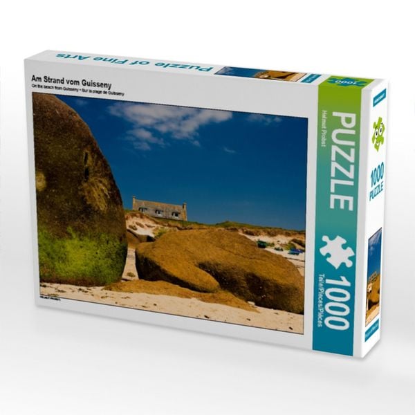 Produktbild: CALVENDO Puzzle Am Strand vom Guisseny | 1000 Teile Lege-Gr&ouml;&szlig;e 64x48cm Foto-Puzzle f&uuml;r gl&uuml;ckliche Stunden
