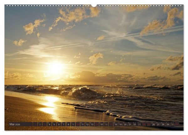 Produktbild: Die perfekte Welle (Wandkalender 2026 DIN A2 quer), CALVENDO Monatskalender